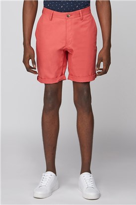  Men's Red Chino Shorts