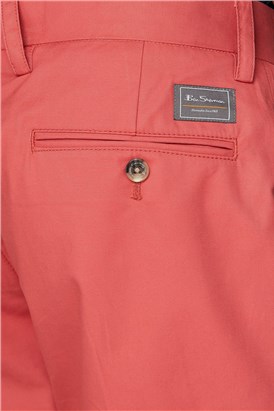  Men's Red Chino Shorts