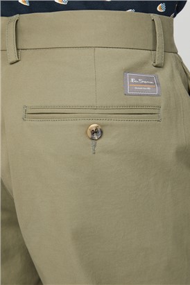  Men's Olive Green Chino Shorts