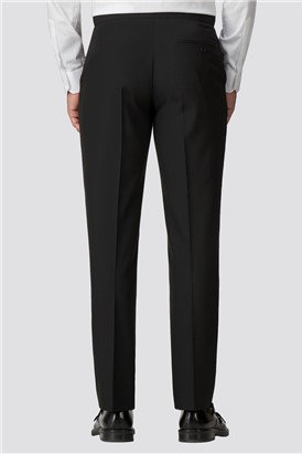  Black Regular Fit Tuxedo Trouser