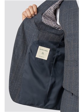  Blue Heritage Check Modern Big & Tall Waistcoat