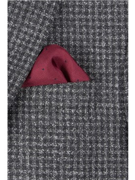 Stvdio Grey Boucle Slim Fit Ivy League Suit Jacket