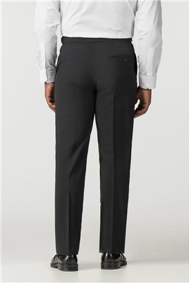  Black Regular Fit Tuxedo Trouser