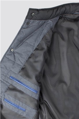  Atelier Gunmetal Quilted Jacket