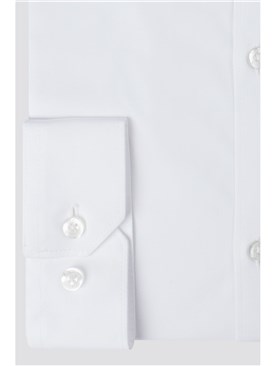  White Grandad Collar Shirt