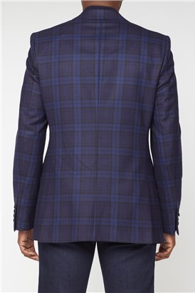 Black Blue Tartan Dinner Jacket