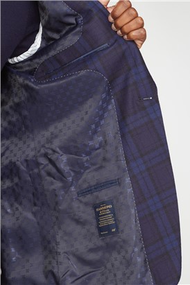 Black Blue Tartan Dinner Jacket