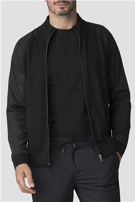  Atelier Black Raglan Zip Through