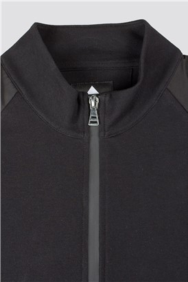  Atelier Black Raglan Zip Through