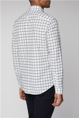  Long Sleeve Boucle Windowpane Shirt