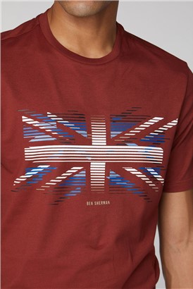  Union Jack Stripe Tee