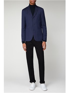  Navy Pin Stripe Blazer