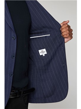  Navy Pin Stripe Blazer