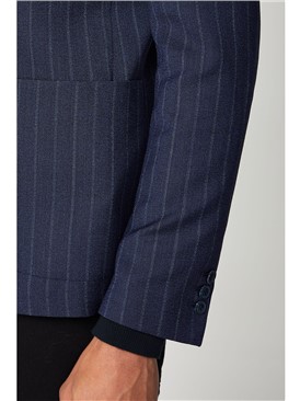  Navy Pin Stripe Blazer