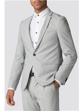  Berlin Light Grey Skinny Fit Suit Jacket