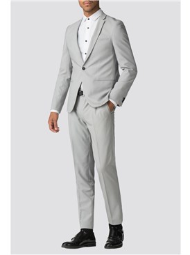  Berlin Light Grey Skinny Fit Suit Jacket