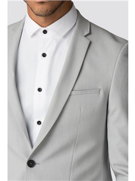  Berlin Light Grey Skinny Fit Suit Jacket