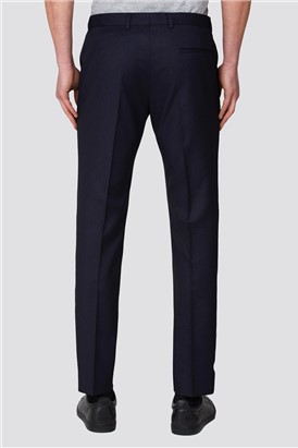 Navy Rust Structure Skinny Fit Trousers