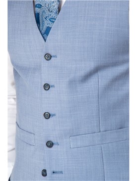  Occasions Light Blue Tailored Fit Suit Jacket