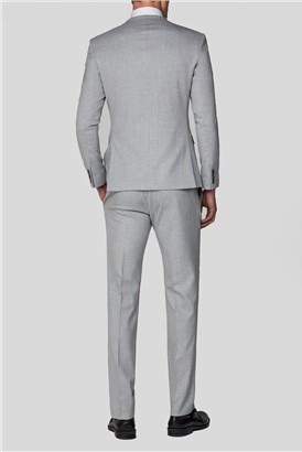  Light Grey Slim Fit Suit Jacket