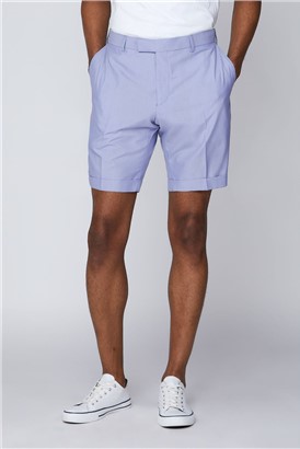  Lilac Slim Fit Shorts