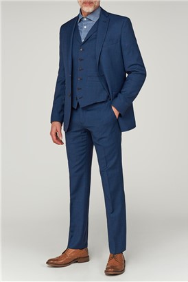  Blue Jaspe Tailored Fit Jacket