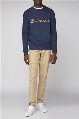  Navy Logo Men's Sweatshirt