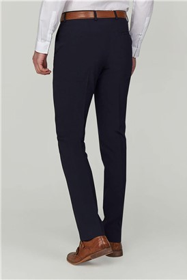 Studio Navy Seersucker Slim Fit Ivy League Trousers