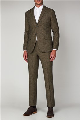  Oatmeal Texture Tailored Fit Jacket