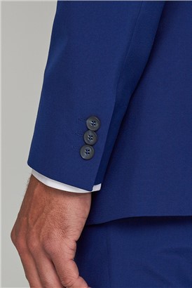  Cobalt Blue Regular Fit Suit Jacket