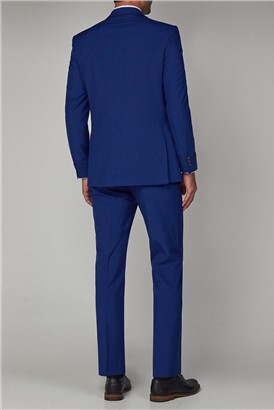  Cobalt Blue Regular Fit Suit Jacket