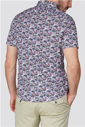 Stvdio Casual Busy Floral Print Shirt