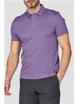  Lilac Microcheck Polo