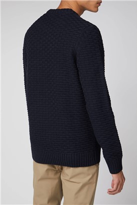  Textured Crew neck Sweater