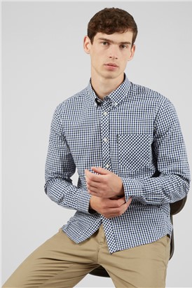  Signature Long Sleeved Gingham Shirt