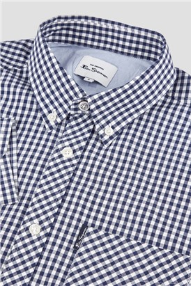  Signature Long Sleeved Gingham Shirt