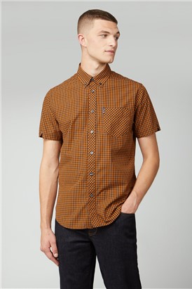  Gold Signature Short Sleeved Gingham Shirt