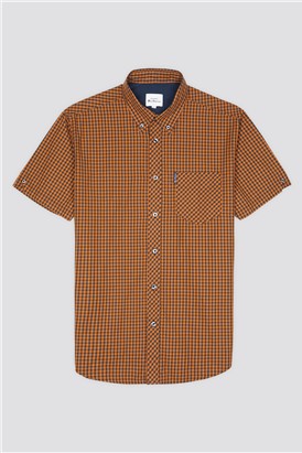  Gold Signature Short Sleeved Gingham Shirt