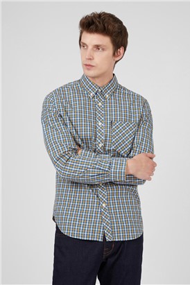  Signature House Checked Long Sleeved Shirt