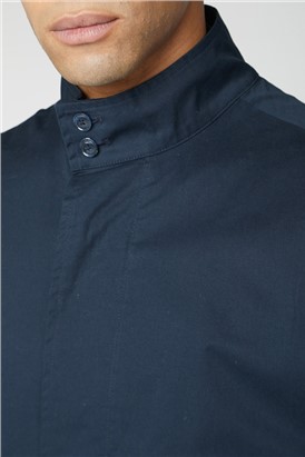 Navy Blue Button Up Mac