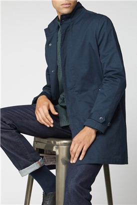 Navy Blue Button Up Mac