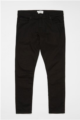   Straight Black Wash Jean