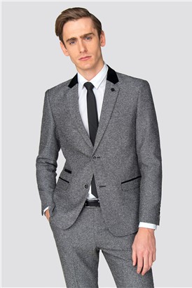  Victor Grey Herringbone Jacket