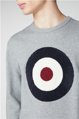  Steel Grey Target Sweatshirt