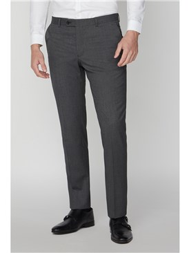  Charcoal Micro Check Slim Fit Trouser