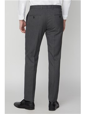  Charcoal Micro Check Slim Fit Trouser