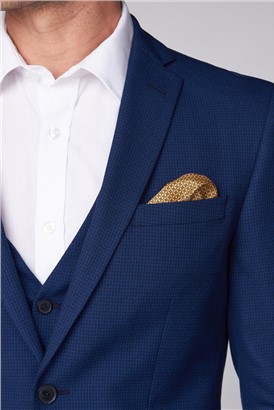  Navy Texture Tailored Fit Jacket