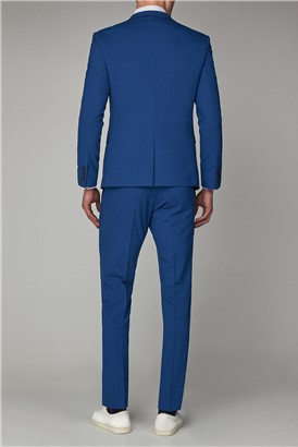  Bright Blue Skinny Fit Suit Jacket