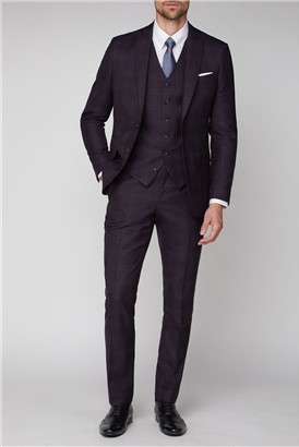 Stvdio Mulberry Check Ivy League Suit Jacket