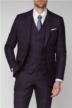 Stvdio Mulberry Check Ivy League Waistcoat